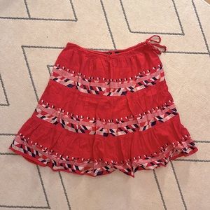 Maison Scotch cotton midi skirt